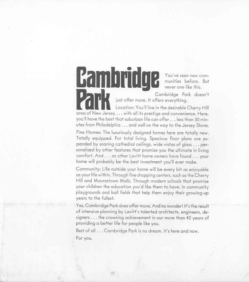 Cambridge Park at Marlton